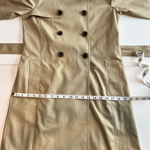 J. Crew Collection Icon Trench Coat, khaki, size 2 - Picture 8 of 13